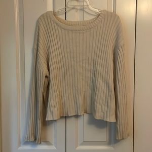 Urban outfitters white cable kit sweater
